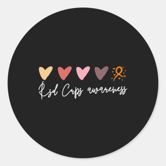 繊細なRsd Crps認識度 ラウンドシール (正面)