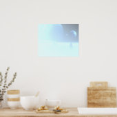 繊細なSci-FiファンタジーSpacescapeイメージポスター ポスター (キッチン)