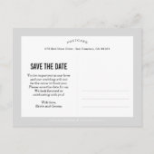 繊細に現れた日付はがきを除く 案内ポストカード (裏面)