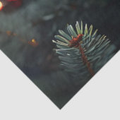 繊細に装飾されたクリスマスオーナメントのデコパージュ 薄葉紙 (詳細)