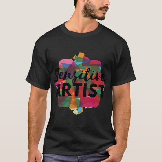 繊細アーティストあるある Tシャツ (正面)
