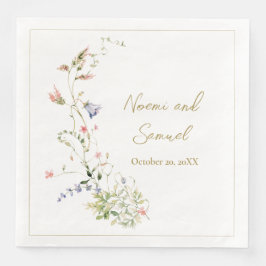 繊細エレガントな水彩野結婚花