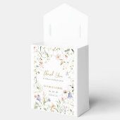 繊細エレガントな水彩野結婚花 フェイバーボックス (オープン)