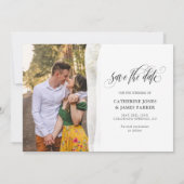 繊細オーバーレイ両面写真セーブザデート セーブザデート (裏面)