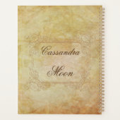 繊細パーソナライズされたな童話 プランナー手帳 (裏面)