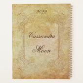 繊細パーソナライズされたな童話 プランナー手帳 (裏面)