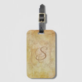 繊細パーソナライズされたな童話 ラゲッジタグ (正面縦)