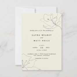 繊細モダンな柔らかい卵の殻のフローラ結婚の 招待状