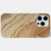 繊細素晴らしな茶色の大理石の質感 Case-Mate iPhoneケース (裏面 (横))