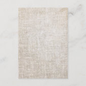 繊細素朴なアクリルフローラRSVP結婚's エンクロージャーカード (裏面)