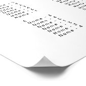 繊細素朴なア結婚ルファット徴候 ポスター (角)