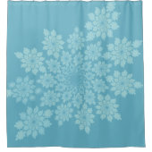 繊細葉な シャワーカーテン (正面)