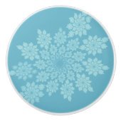 繊細葉な セラミックノブ (正面)