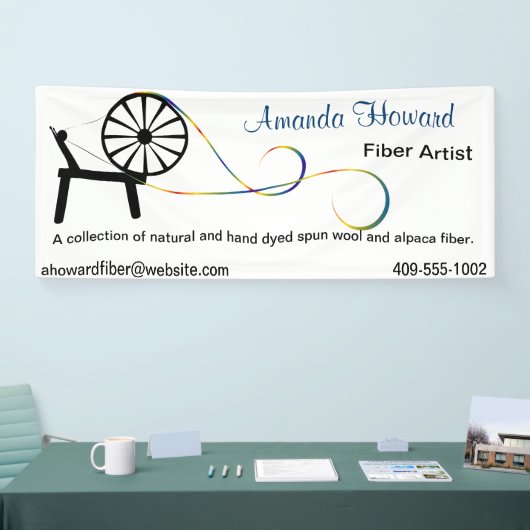 繊維の芸術家の技術ショーの旗 横断幕 (トレードショー)