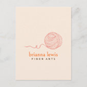 繊維アーティスト 現代の糸 サンクス ポストカード (正面)