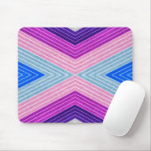 繊維カラフル山形 マウスパッド (マウス)