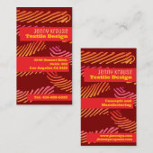 繊維デザイン名刺 名刺 (正面/裏面)