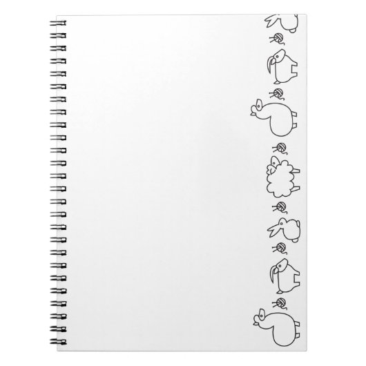 繊維動物 ノートブック (正面)