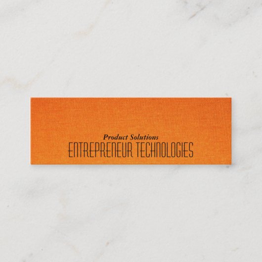 繊維勾配 スキニー名刺 (正面)