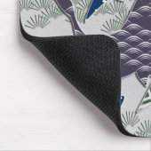 繊維日本のクレーン マウスパッド (コーナー)