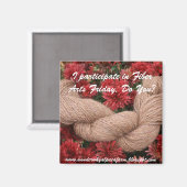 繊維芸術（金曜日） マグネット (正面/裏面)