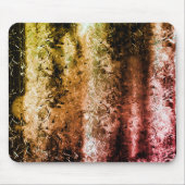 繊維風変わり質感、焼けた汚れ マウスパッド (正面)