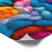 繊維鮮やか撚りストランド ポスター (角)