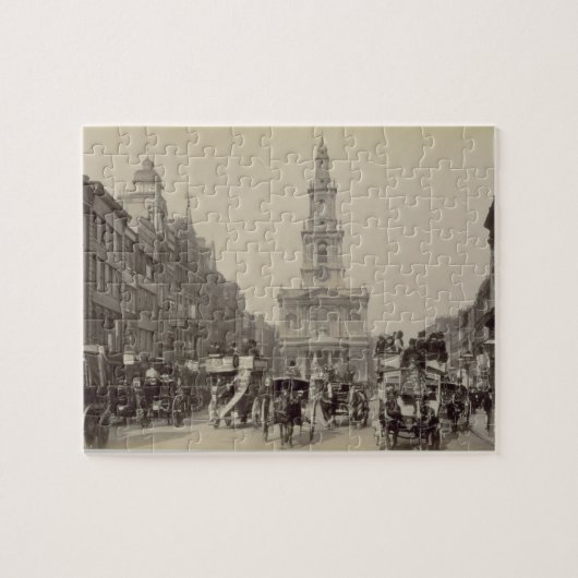 繊維、c.1880 (セピア色の写真) ジグソーパズル (横)