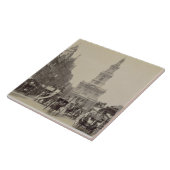 繊維、c.1880 (セピア色の写真) タイル (側面)