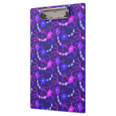 繋がったニューロン ネオンパープル クリップボード (左)