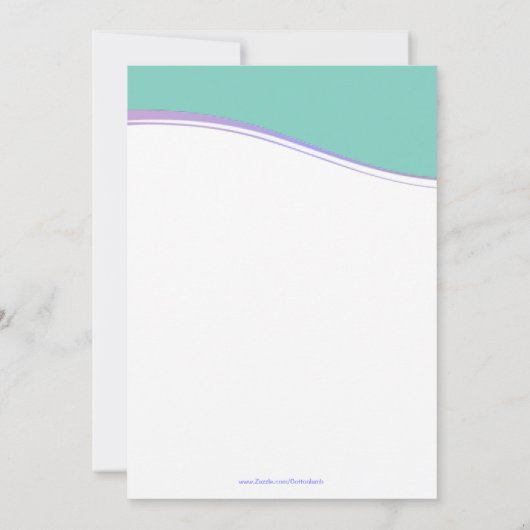 繋がれたレズビアンの結婚式の招待を得ている2羽のひよこ 招待状 (裏面)