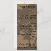 繋がれた招待状を得ること 招待状 (裏面)