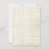 繋がれた素朴な国の結婚式招待状を得ること 招待状 (裏面)