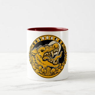 繋ぎ止めますマグを用心して下さい ツートーンマグカップ