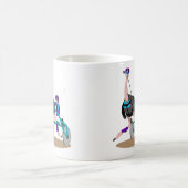 繋駕競走のだちょう コーヒーマグカップ (中央)