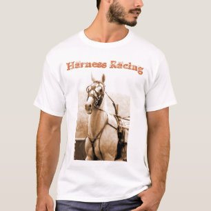 繋駕競走のオールドスタイルのワイシャツ Tシャツ