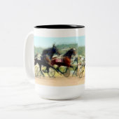 繋駕競走のマグ ツートーンマグカップ (正面左)