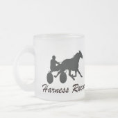 繋駕競走のマグ フロストグラスマグカップ (左)