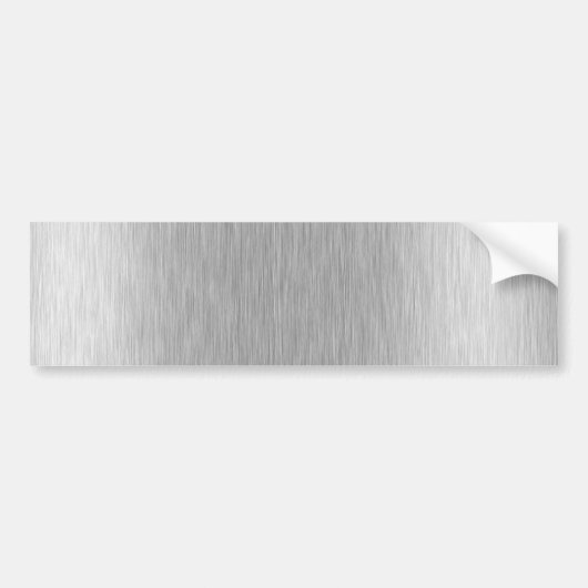 織られるステンレス鋼 バンパーステッカー (正面)