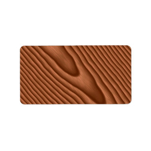 織られるブラウンのWoodgrain ラベル