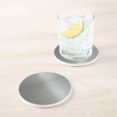 織られる上品なブラシをかけられた金属 コースター (側面)