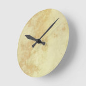 織られる大理石か花こう岩 ラウンド壁時計 (傾斜)