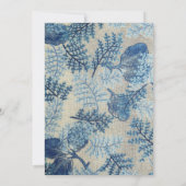 織りなされた花のウェディング・セーブ・ザ・デート セーブザデート (裏面)