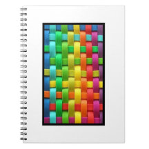 織りカラフルフォトノートブック