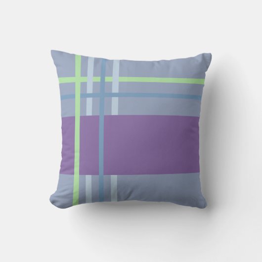 織りストライプ装飾用クッション クッション (正面)