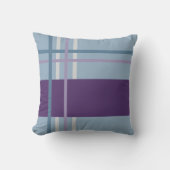 織りストライプ装飾用クッション クッション (正面)