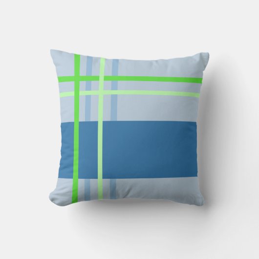 織りストライプ装飾用クッション クッション (正面)