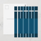 織りストライプ1 ポストカード (正面/裏面)