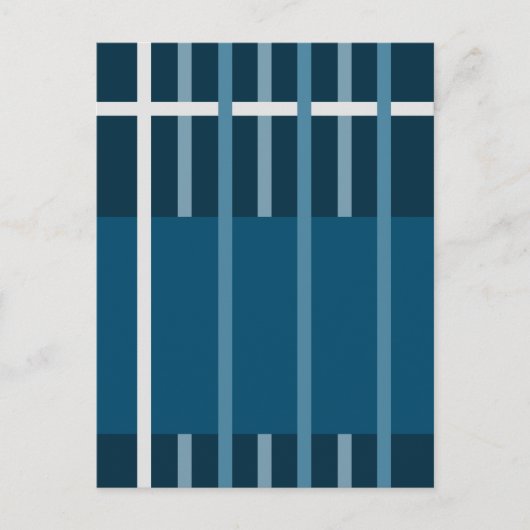 織りストライプ1 ポストカード (正面)