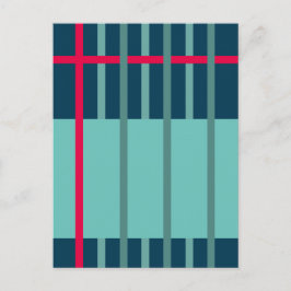 織りストライプ1 ポストカード